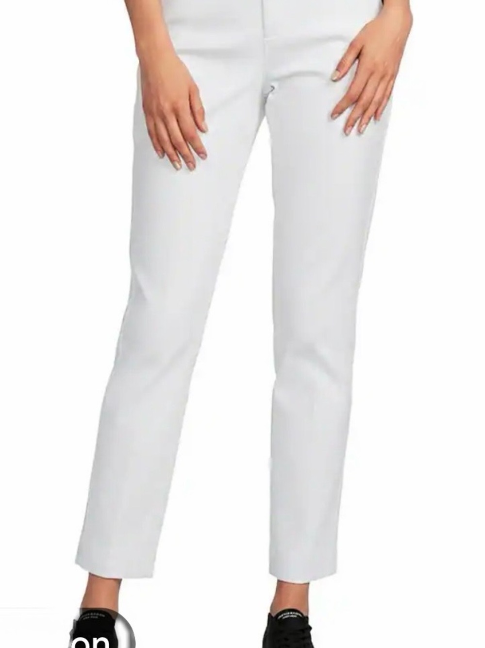 SPANX women’s White straight Leg Pants Sz M
